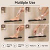 Matte Black Shower Foot Rest Bar Corner Shower Foot Rest