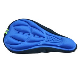 VORCOOL Comfy Cycling Bicycle Gel Pad Seat Saddle Cover 3D Soft Cushion (Blue)