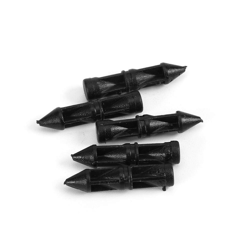 Door Trim Clip, 100pcs 6mm Rivet Motorcycle Fairing Bumper Fastener
