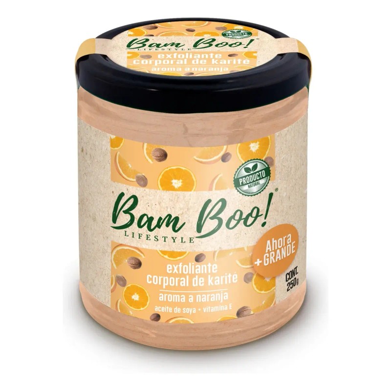 Exfoliante Corporal Base Aceite Aroma Vainilla 250g Bam Boo!