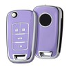 ELOHEI for Chevy Key Fob Cover, Soft TPU Key Case