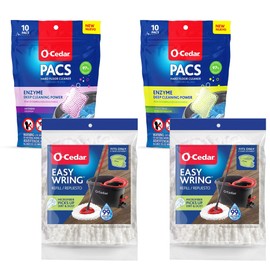 O-Cedar 2 Easywring Refills + 1 Citrus and 1 Lavender PACS (Variety Pack)