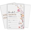 Fbitey Boho Bridal Shower Invitations, Spring Floral Invites with Envelopes,