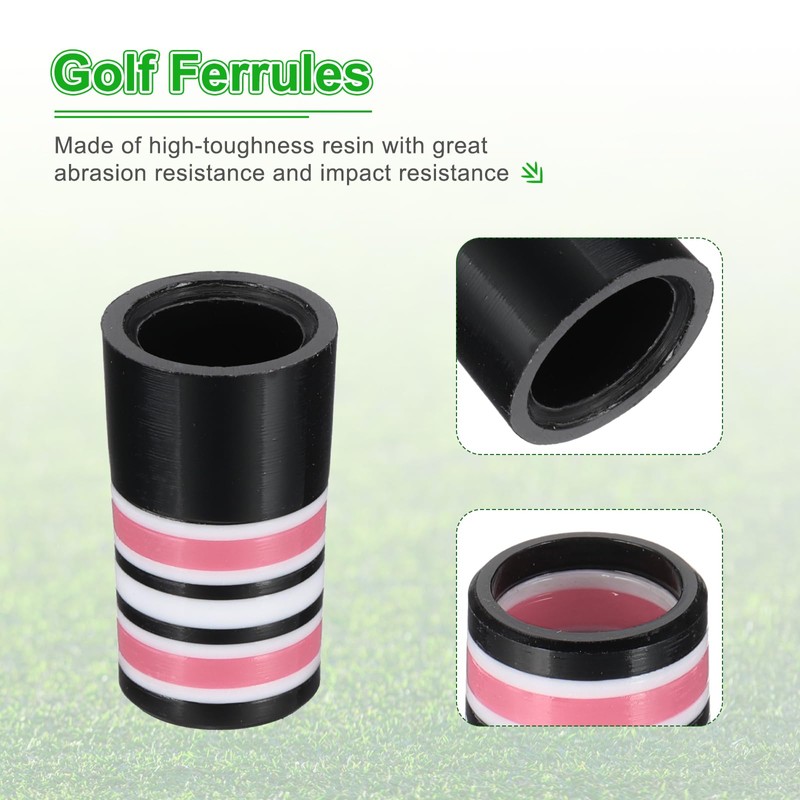 PATIKIL Golf Ferrules 0.370 Inch ID, 10 Pack Tapered Golf