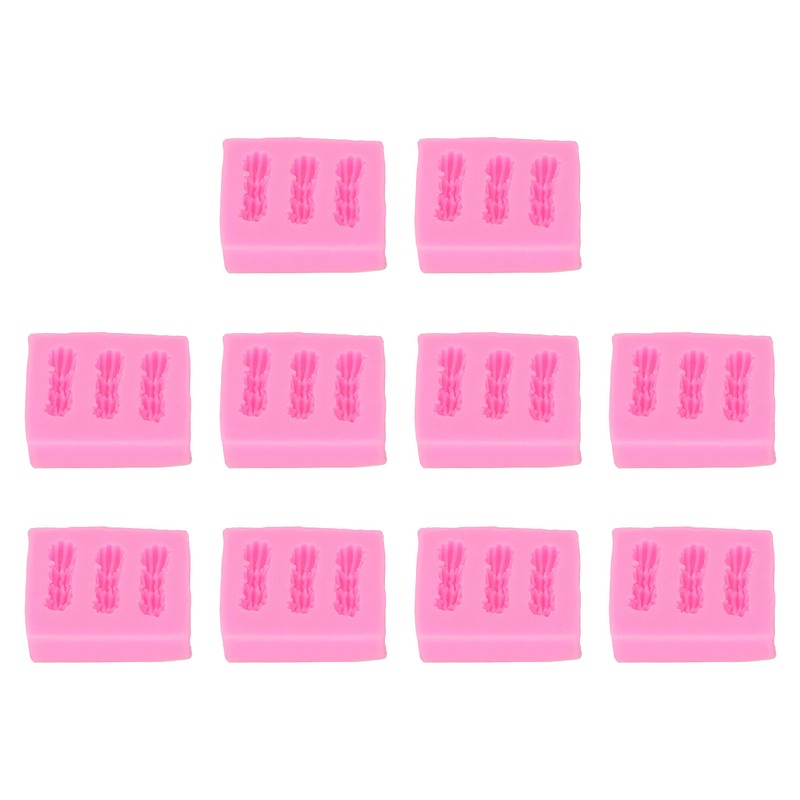 10PCS Silicone Baking Mold Multipurpose High Temperature Resistant DIY Biscuit