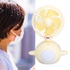 Desktop Cooling Fan with Mist Function USB Rechargeable Fan Portable