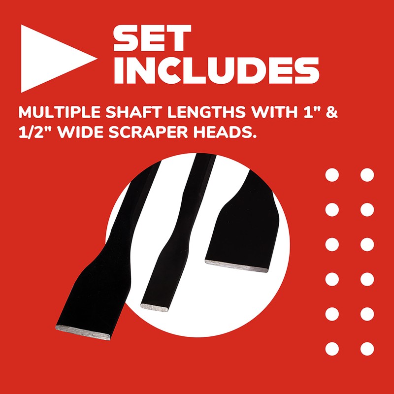 Allpax Gasket Scraper - Three Piece Set