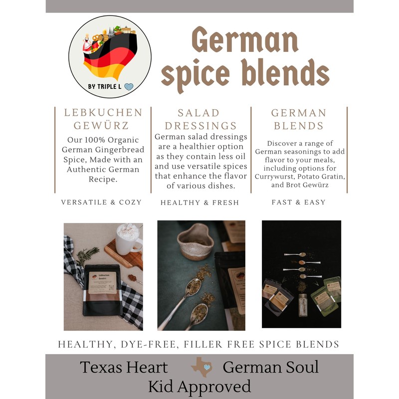 150g German Brotgewürz, Naturally Breadspice Blend, Rye Bread, German Spice,