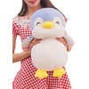17.7 Inch Plush Penguin Stuffed Animal Penguin Hugging Pillow with