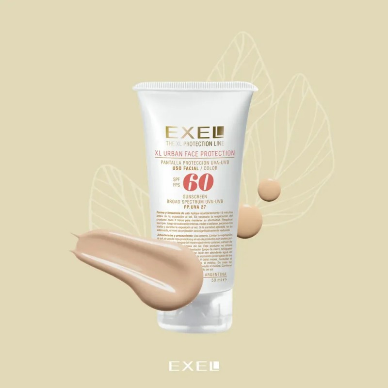 Protector Solar Exel Face Protection Con Color FPS 60 50ml