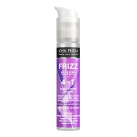 John Frieda 4 in 1 Extra Strong Serum – Content: 50 ml – Hair Type: Thick, Unruly – From the Frizz Ease Series – Tames Frizz – Protects Against Heat and Humidity