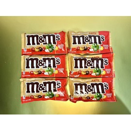 M&M's ⚫️ New Limited Edition M&Ms Peanut Butter & Jelly Chocolate Mini 2.83oz (6 Bags)