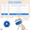 2-in-1 Soft Inflatable Dog Cone Collar Alternative with Enhanced Anti-Licking