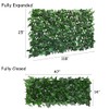 JOYSFIT Expandable Faux Ivy Fence,Artificial Privacy Screen Decor for Outdoor