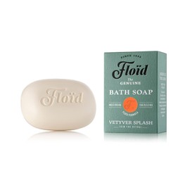 Floïd Vetyver Splash Bath Soap, 100% Vegetable Bath & Shower Soap with Nourishing Lecithin, Shea Butter & Sesame Oil, Protects Skin and Makes It Soft and Smooth