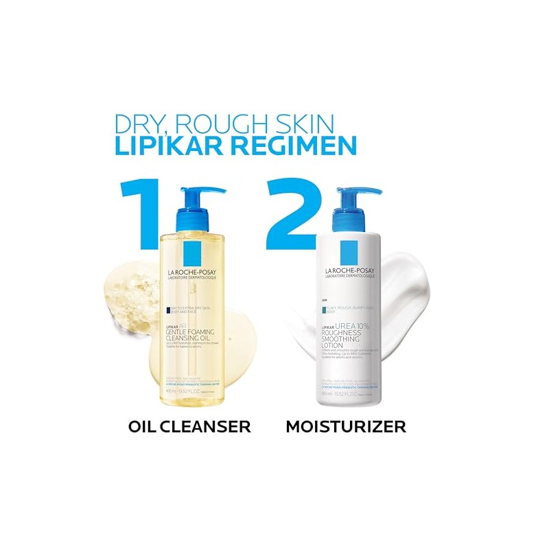 La Roche-Posay Loción Lipikar Urea 10% Hidrata y repone los