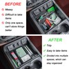 PIMCAR Center Console Organizer Tray for 2014-2018 Chevy Silverado GMC