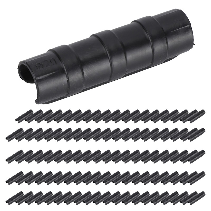 100pcs Greenhouse Frame Pipe Clip Clamp Garden Film Sunshade Net