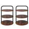 Wooden Cupcake Stand 2 Pack, Large Cupcake Tower Stand for