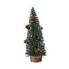 Mini Green Christmas Tree, Artificial Small Pine Tree, Snow Tree