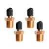 Tabanzhe Brass Air Inflator Adapter-4PCS 1/4" NPT (M) to Standard