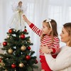 YOFIT 12-inch Lighted Angel Christmas Tree Topper - Battery Operated
