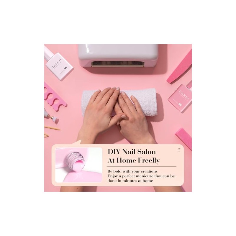 CANNI- Juego de esmaltes de uñas en gel sin hema