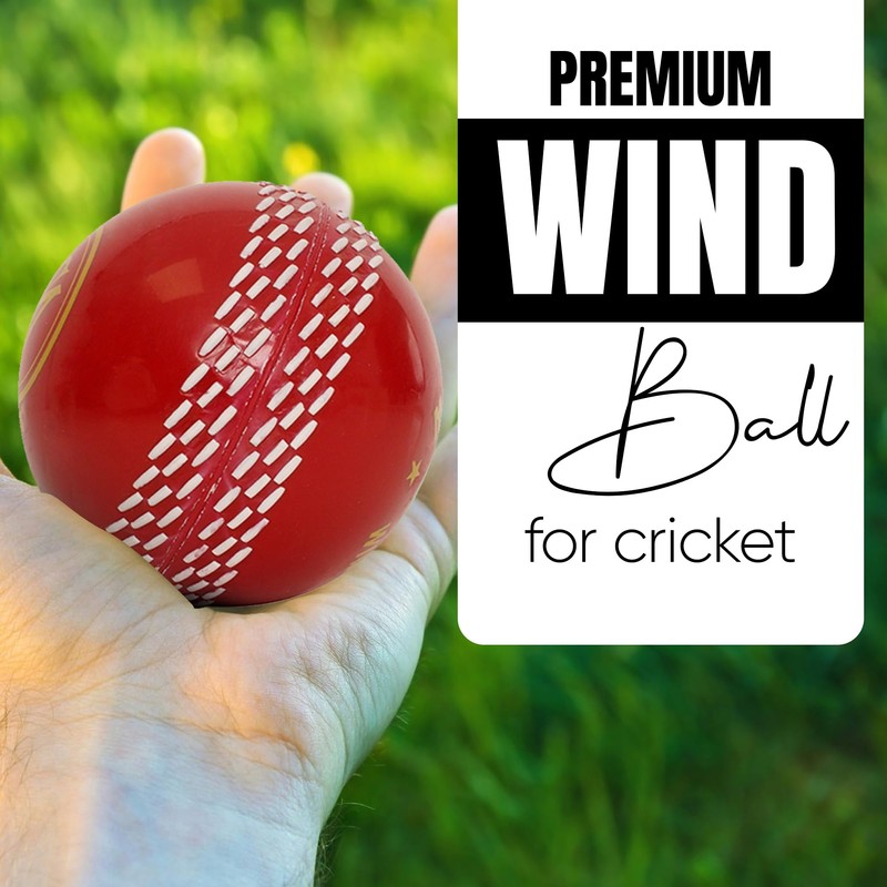 Mozi Sports Wind Cricket Balls - Indoor & Outdoor Soft