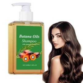 Batana Oil Shampoo, 300ML Haar mit Feuchtigkeit, Weiches Haar, für alle Haartypen, Shampoo De Batana für Frauen & Männer Haarausfall