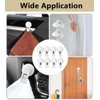 10 Packs Shower Curtain Clips with Suction Cup to Prevent
