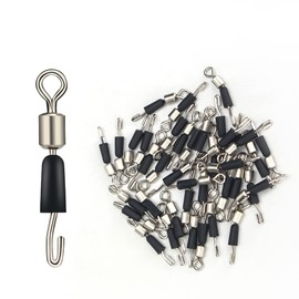 TFS Angling Quick change hook length swivel connector.10,20 or 30 Pack (20 Pack)