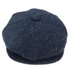TruClothing 8 Panel Vintage Baker Boy Hat Newsboy Tweed Wool