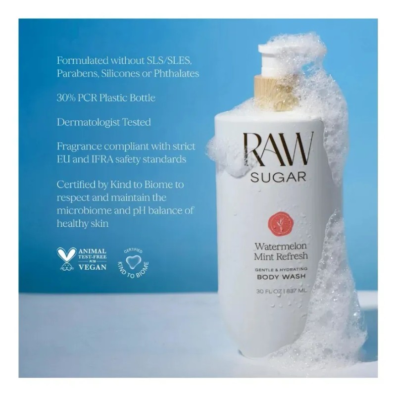 Raw Sugar Sandia Body Wash 887ml