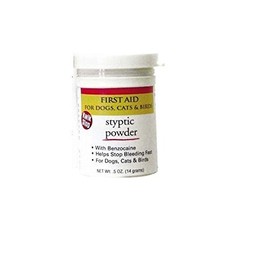 GIMBORN Kwik Stop Styptic Powder Dog Cat & Bird Nail Care - 3 Sizes Available(Kwik Stop Powder - 0.5 oz)