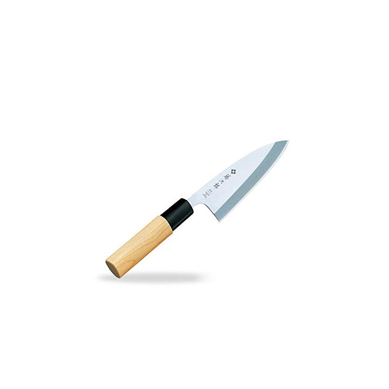 藤寅工業 藤次郎作 MVモリブデンバナジウム鋼樹脂桂柄 あじ切庖丁 105mm F-1050