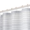 French Connection Medium Gray Shower Curtains - 13 Piece Dobby