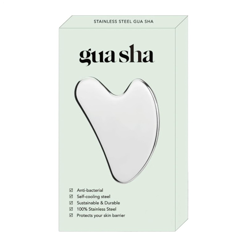 Herramienta Gua Sha De Acero Inoxidable | Reductor De Papada