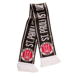 FC St. Pauli Only Option Scarf Fan Scarf (Brown/White), brown
