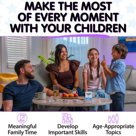 200 Kids Conversation Cards - Help Kids Put Down Tablets and Phones - Get Children to Enjoy Talking and Listening - Great for Car Rides and Family Dinners - German