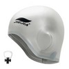 Silicone Swim Cap with Ear Protection for Swimming – Comfortable