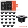 A-Premium 20PCS Nylon Door Trim Panel Grommet Retainer Clips Compatible