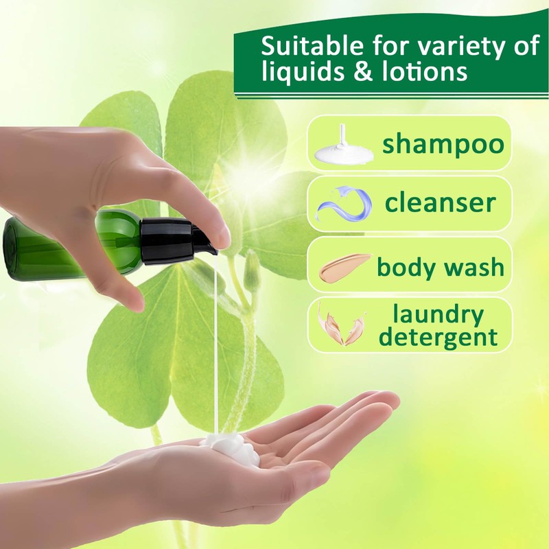 Apstaqeoo 4Pcs 80Ml Empty Lotion Pump Bottle Dispenser for Toiletries