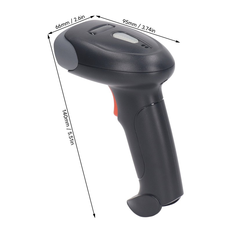Wireless Barcode Scanner High Accuracy Portable Handheld 2D QR Code
