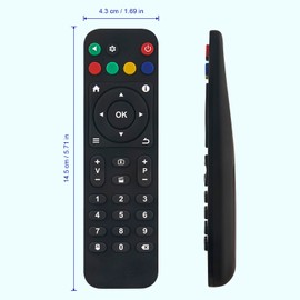Replacement Remote Control Fit for Golden Media & Golden Interstar Streaming Box 4K UHD Android 7.1 TV Box G200 Lite