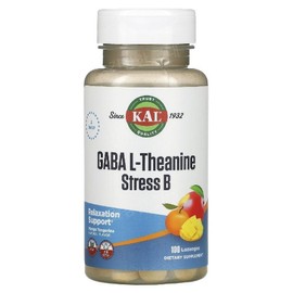Cal GABA L Theanine Stress B Dissolvable 100 Laurence GABA L Theanine, 1 unit, 100 tablets / 칼 가바 엘 테아닌 스트레스B 녹여먹는 100로렌지 GABA L Theanine, 1개, 100정