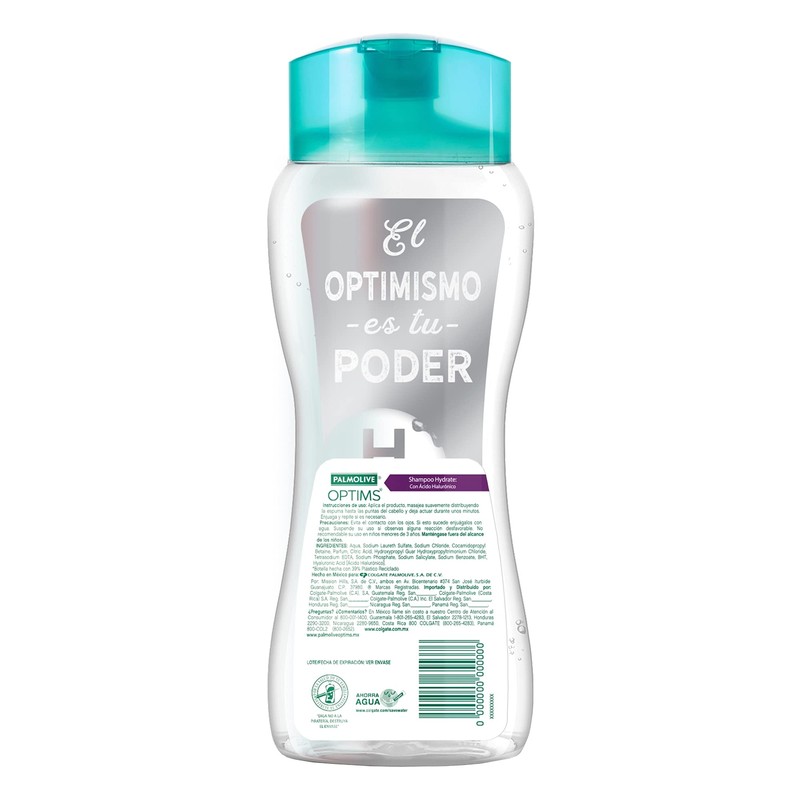 palmolive Optims Shampoo Ácido Hialurónico 680 Ml, color, 680 ml