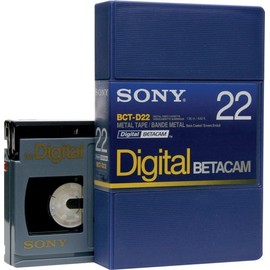 Sony BCT-D22 Digital Betacam 22 minute Tape