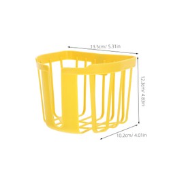 IWOWHERO Set of 8 Wall-Mounted Planter Baskets Plastic Container Pots for Flowers Easy to Install Space-Saving Design Suitable for Orchids