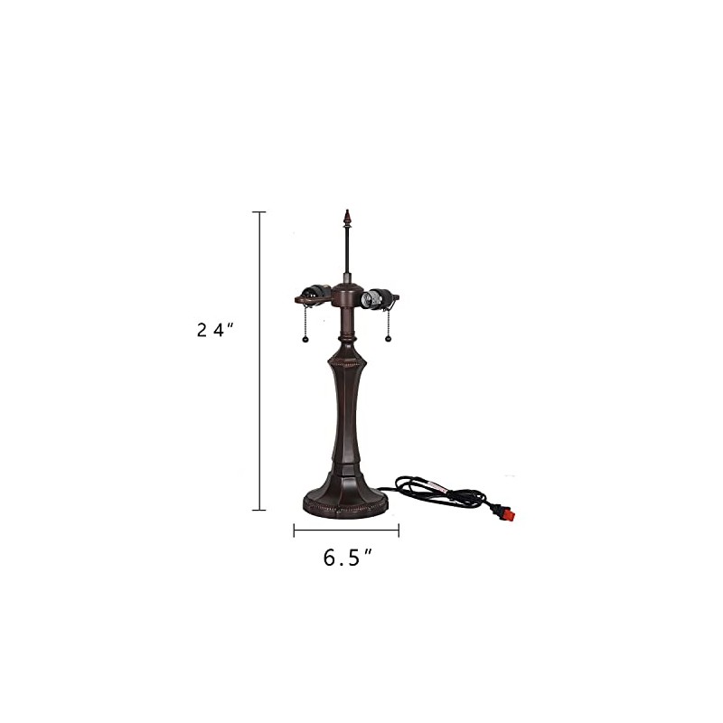 Capulina Tiffany Table Lamp Base Replacement for 16-18 Inches Lampshade
