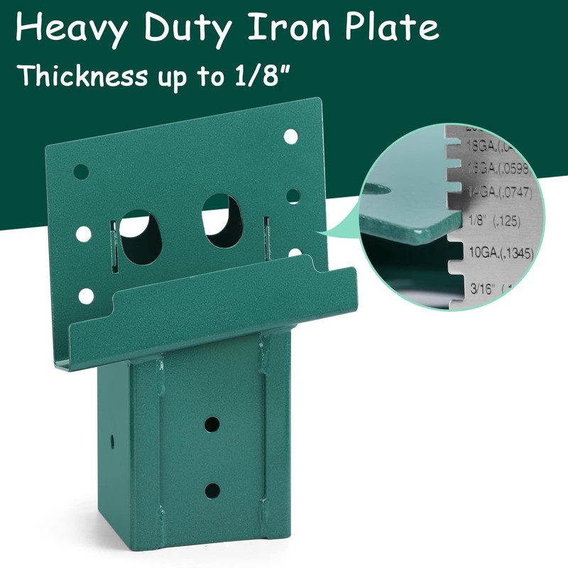 Mofeez Outdoor 4x4 Compound Angle Brackets for Deer Stand Hunting